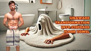 Unaware transformation into stepdads floor towel