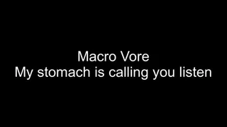 Macrophilia - vore stomach sounds and bellybutton play