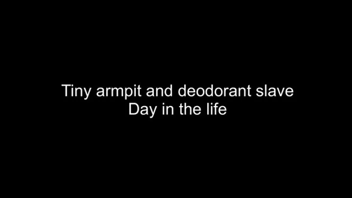 Macrophilia - giant armpit slave trapped in deodorant roll on