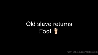 Macrophilia - old foot slave recaptured