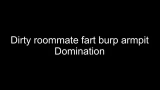 Armpit farting burping gay domination roommate