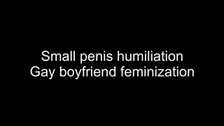 Gay small penis humiliation feminization