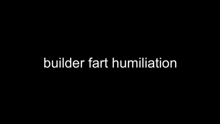 Gay fart domination by straight builder