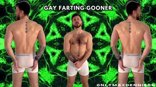 Gay farting gooner