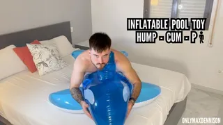 INFLATABLE POOL TOY HUMP - CUM - PEE