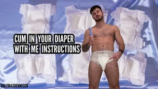 ABDL - Cum in your diaper with me instructions