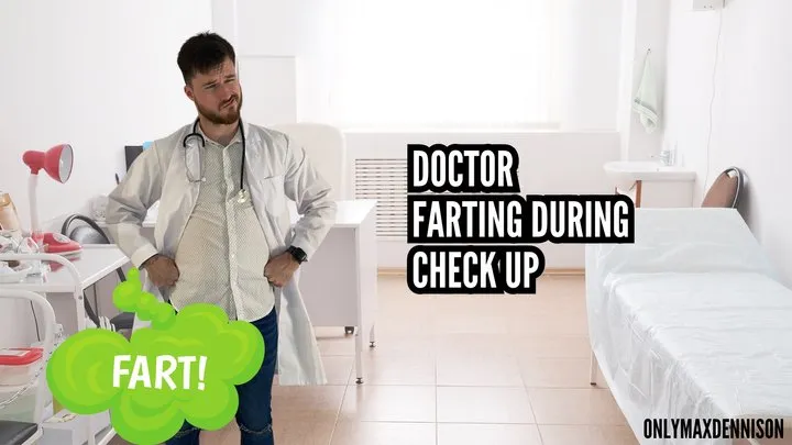 Gay Doctor farting during check up