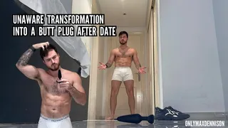 Transformation fantasy Unaware transformation into a butt plug after date