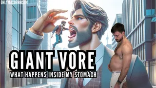 Giant vore - What happens inside my stomach