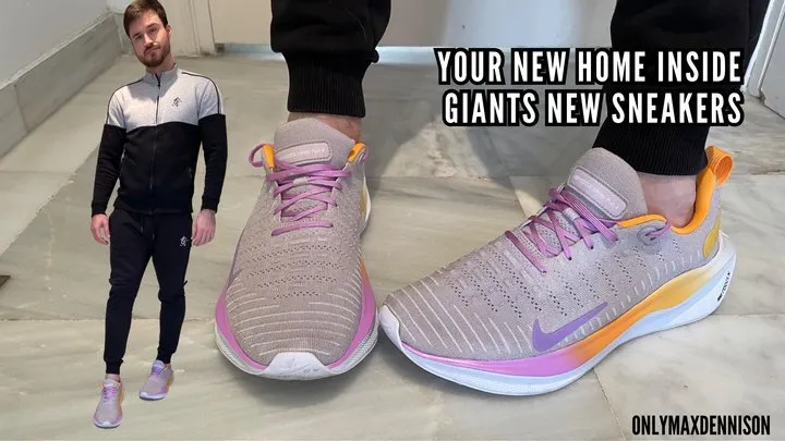 YOUR NEW HOME INSIDE GIANTS NEW SNEAKERS