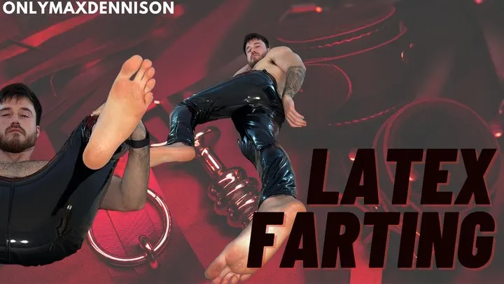 Gay latex farting