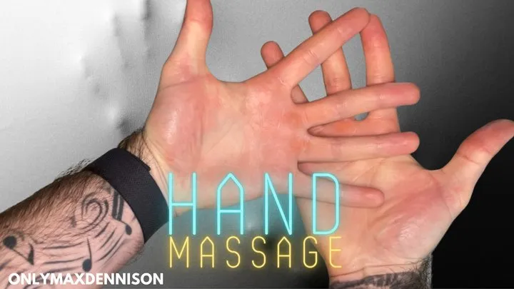 Hand fetish - hand finger massage
