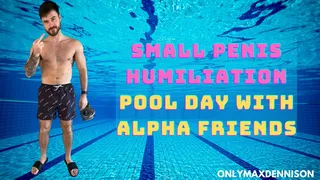 Small penis humiliation - pool day with your alpha male friend