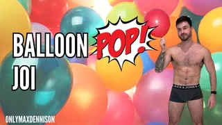 Gay Balloon pop joi - B2P - looner