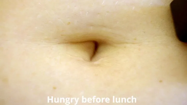 Belly button and sounds before and after lunch