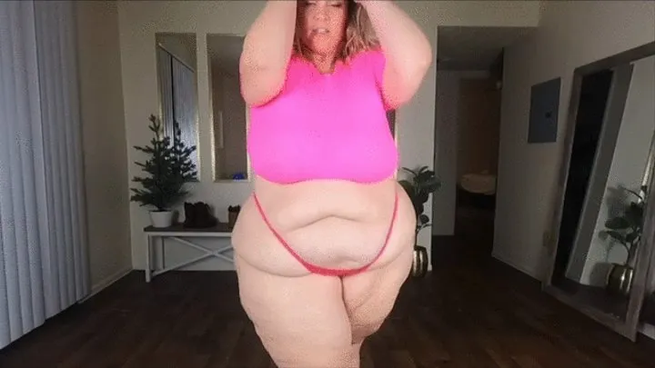 BBW slow motion thong outfits