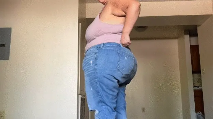 Belly Fetish Gaining Bigger Jeans Sizes