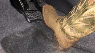 Backing up! Rough cowboy boots - high vibration