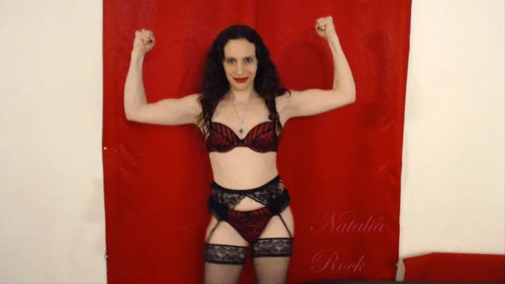 80's Biceps Dance in Stockings