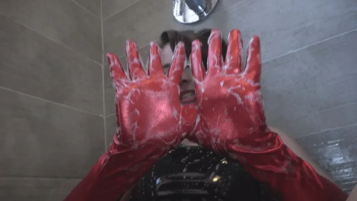 wet gloves