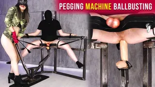 Strapon Pegging Fucking Machine - Ballbusting and Fisting CBT