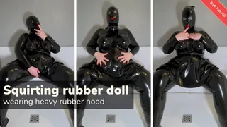 Squirting rubber doll