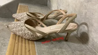 Cum and fuck my friend's girlfriend beautiful Sandals Heels