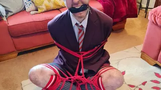 Miss M captures a naughty schoolboy on Halloween- TopofthePot