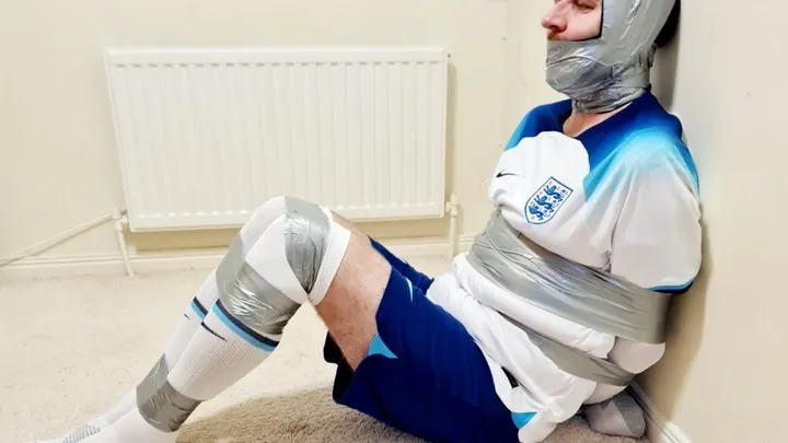 Miss M keeps footballer duct taped