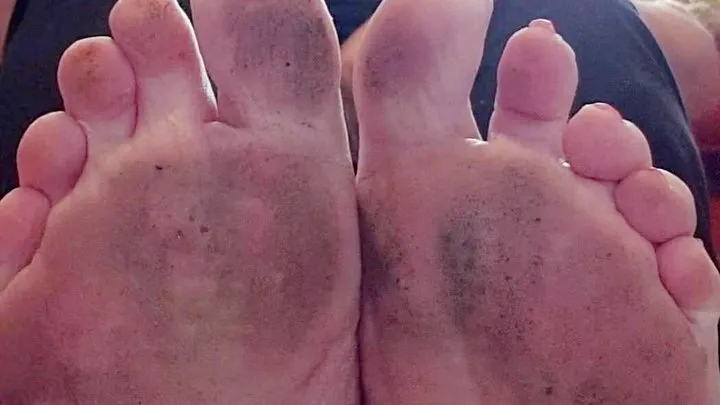 POV foot slave let out of his box to clean Miss M's feet after a hard days work- BBW domination,dirty feet,TopofthePot,female domination,toes,foot fetish,bare feet, barefoot,