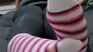 Sock Off Stirrup Leggings JOI ASMR