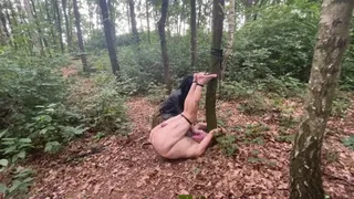 BDSM Playing in the forest