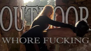 OUTDOOR WHORE FUCKING