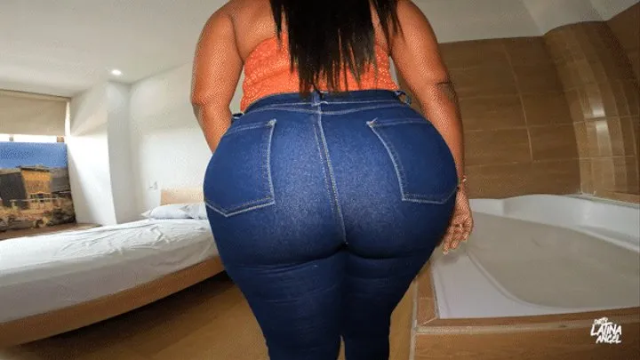 Follow My Big Butt Walk in These Tight Jeans - POV