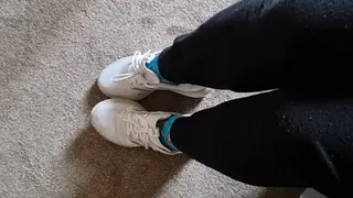 He loves the smell of my socks after wearing sweaty trainers (foot worship)