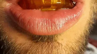 Swallowing a poor Red one, live and hole