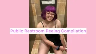 Public Restroom Peeing Compilation