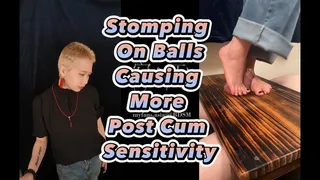 Randomly Stomping On Balls Increases Post Cum Sensitivity