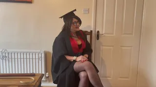 The headmistress spanks a naughty teacher OTK