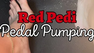 Red Pedi Pedal Pumping