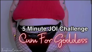 Cum for Goddess 5 Minute JOI Challenge