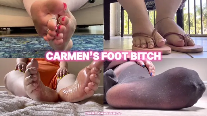 Carmen's Foot Bitch 30+ Min Foot Worship Bundle