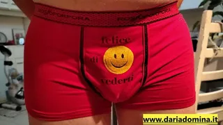 YOUR ASS HAS TO BECOME AS RED AS YOUR RED PANTS - DOUBLE SPANKING DOSE IT DOPPIA DOSE DI SCULACCIATE