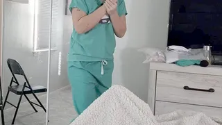 Hot nurse wedgies