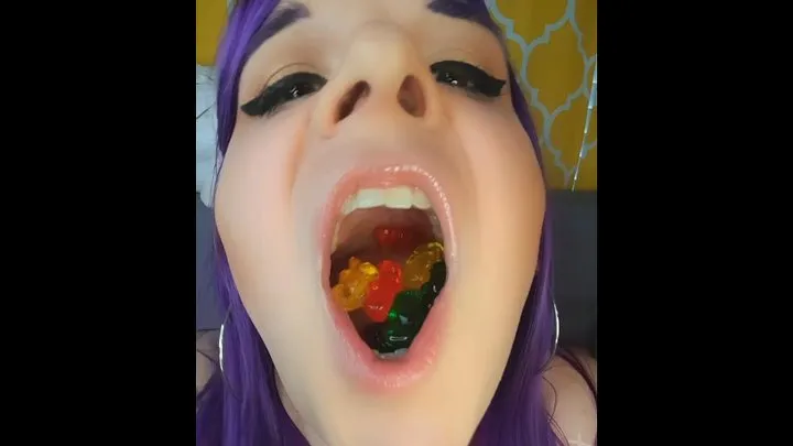 Mouthful of Gummy Humans