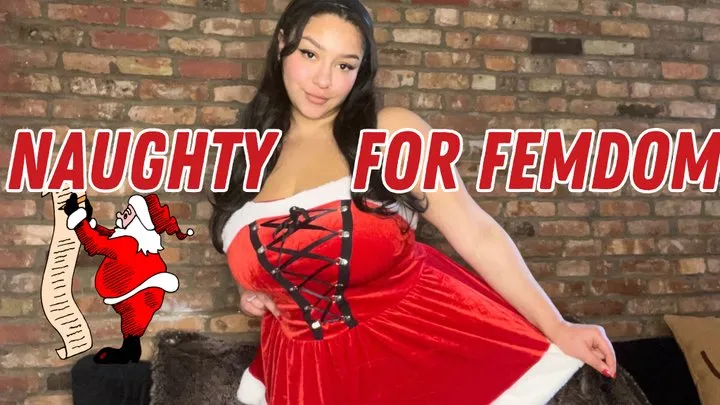 Be Naughty For FemDom: Christmas Clip