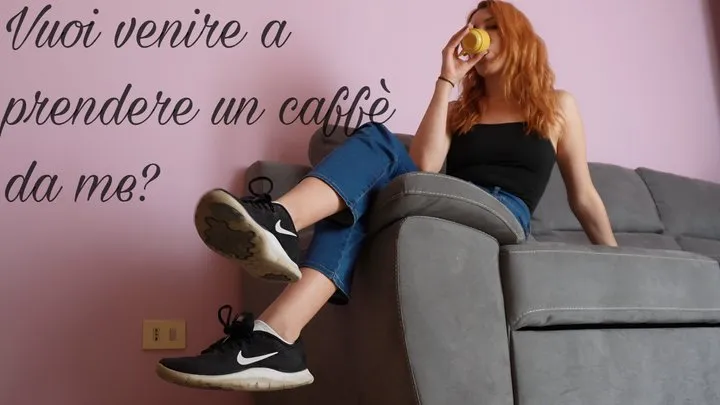 Vuoi venire a prendere un caffè da me?