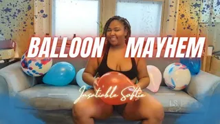 Looner Heaven: Balloon Sit to Pop Mayhem by Ebony BBW