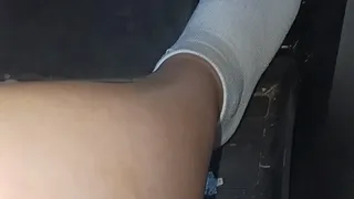 Driving in socks