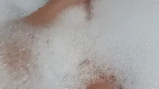 Bubble bath footsie